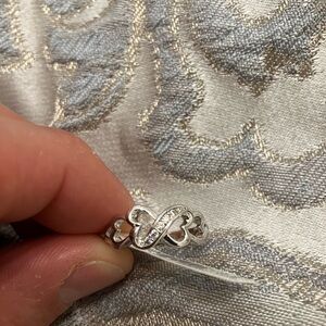 Elegant Silver Heart Ring